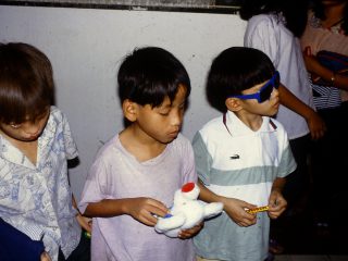 enfants du centre pour malvoyants de Saïgon